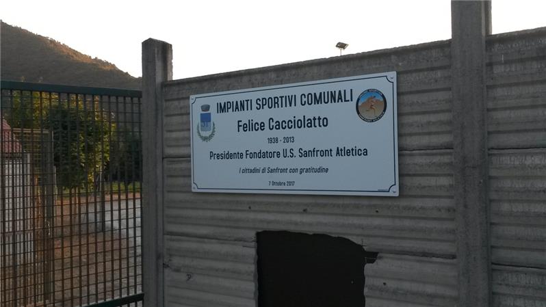 Impianti sportivi intitolati a Felice Cacciolatto